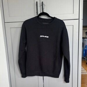 FA Fucking Awesome Black Crewneck Men's Sweater